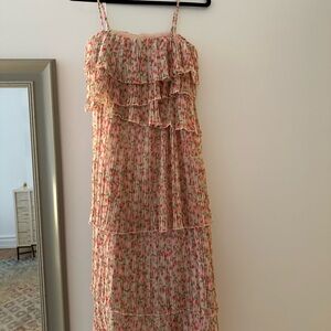 Something Navy Floral Maxi Dress